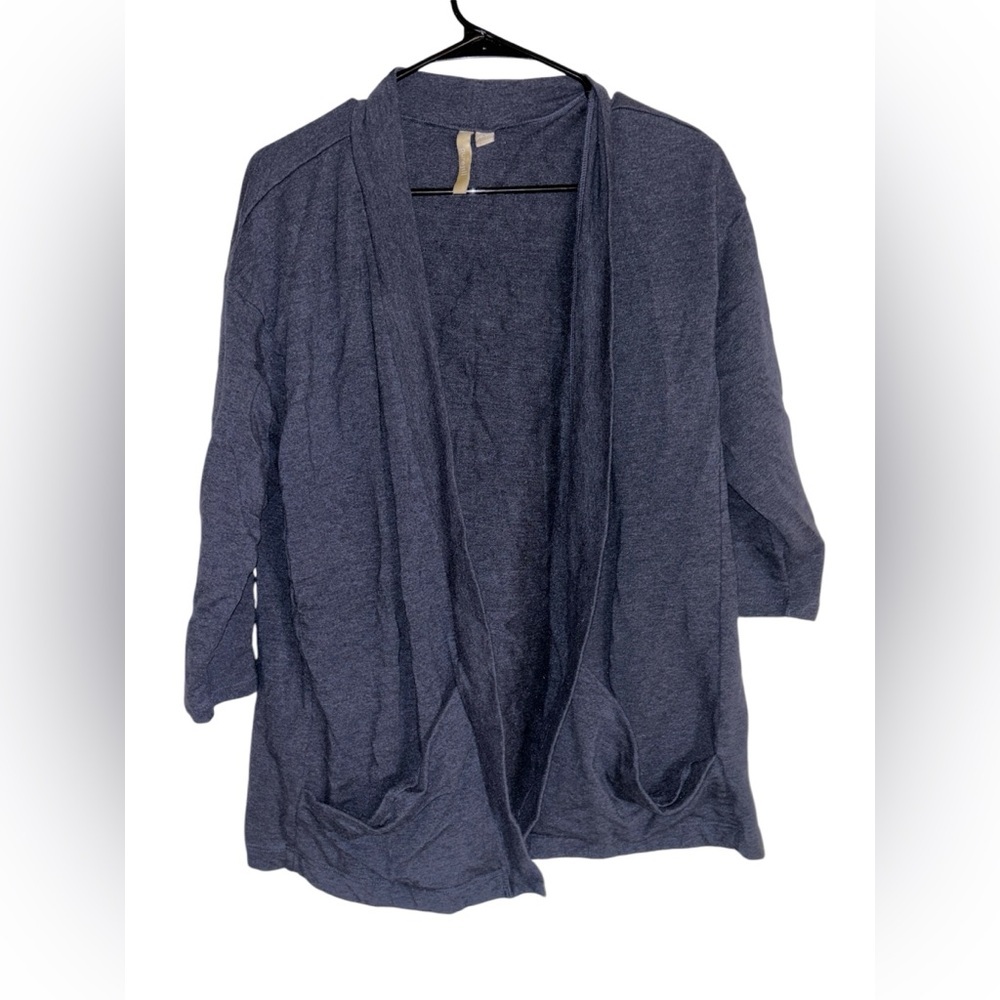 🌺J. Jill Women's Blue Open Cardigan